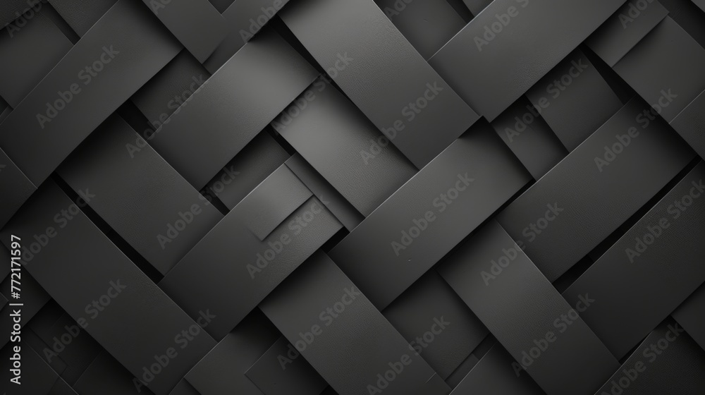 Fototapeta premium 3d rendering dark abstract geometric background