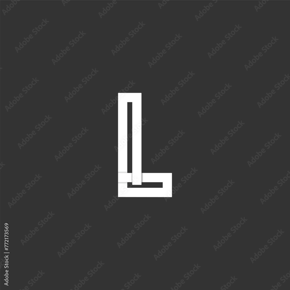 letter l logo modern and simple logo letter l logo modern and simple logo