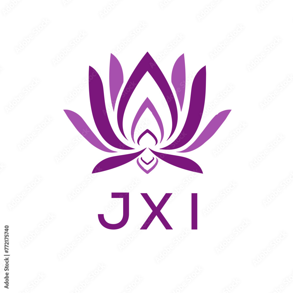 JXI  logo design template vector. JXI Business abstract connection vector logo. JXI icon circle logotype.
