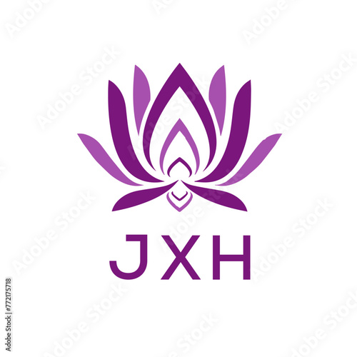 JXH logo design template vector. JXH Business abstract connection vector logo. JXH icon circle logotype. 