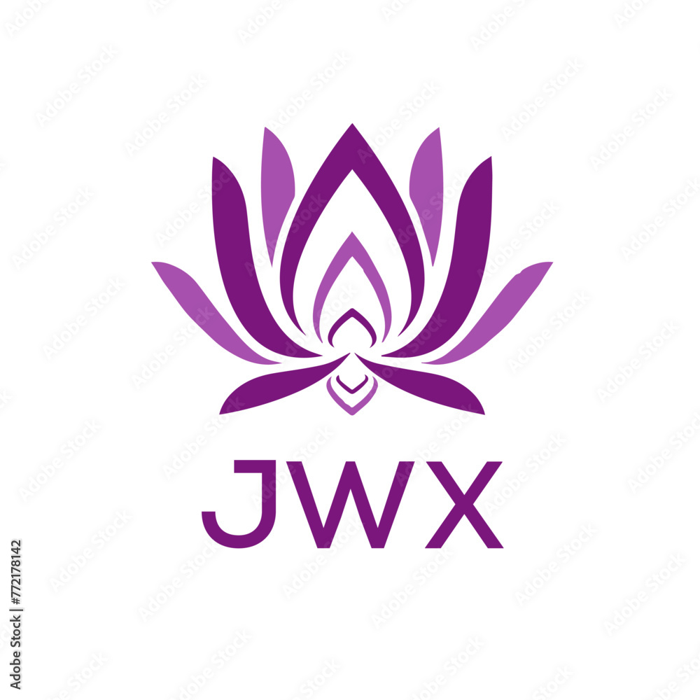 JWX  logo design template vector. JWX Business abstract connection vector logo. JWX icon circle logotype.
