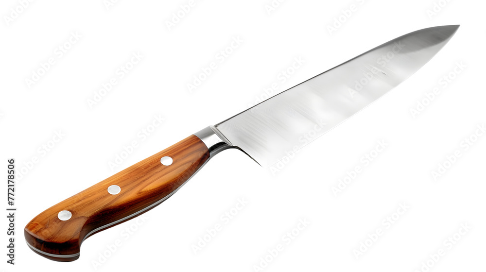 A transparent knife png file with a wooden handle and a silver blade A transparent knife png file with a wooden handle and a silver blade