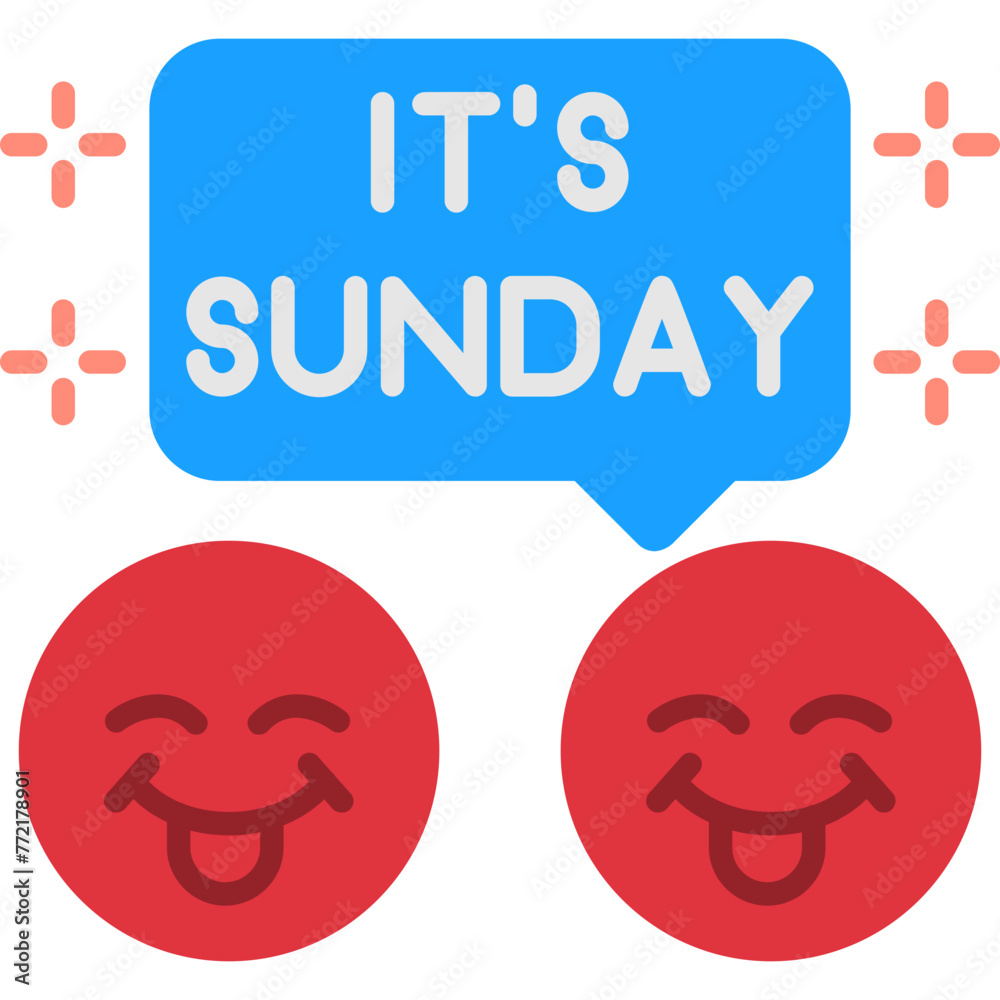 Obraz premium Sunday Icon