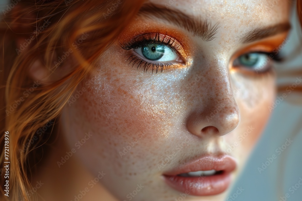 Render a makeup artist's portfolio, showcasing a diverse range of beauty looks from natural to avant-garde Render a makeup artist's portfolio, showcasing a diverse range of beauty looks from natural to avant-garde