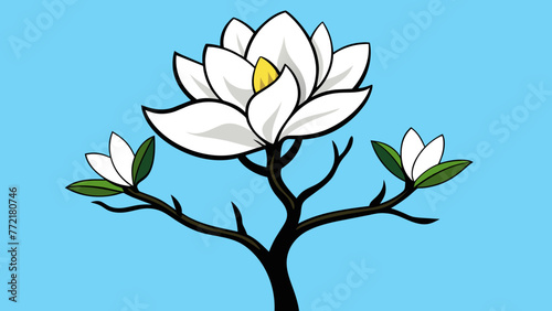 Captivating Magnolia Vector Art Elevate Your Designs with Stunning Floral Graphics