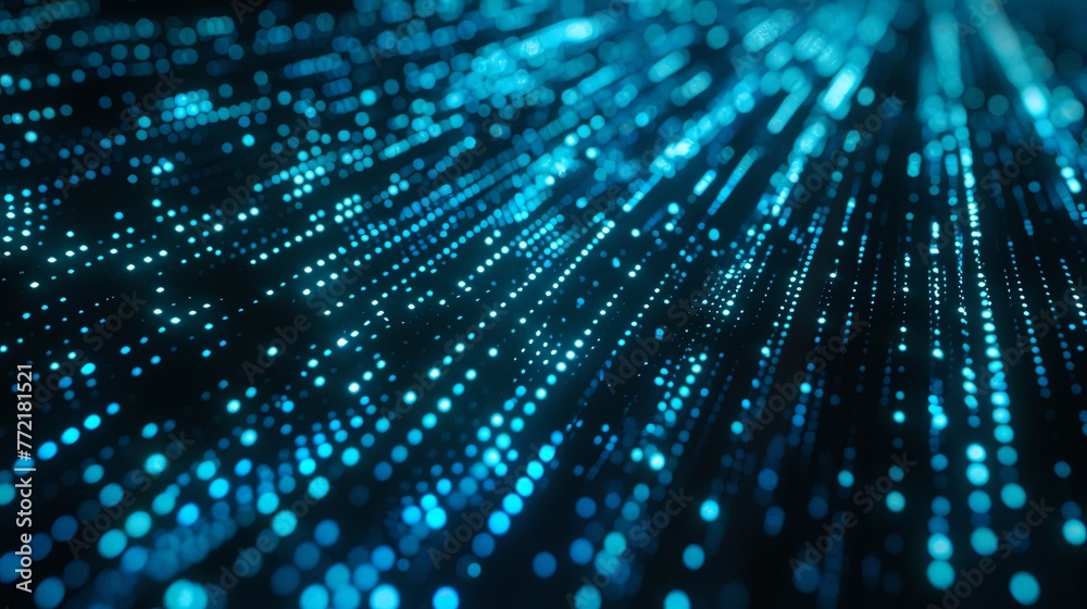 a diagonal matrix background in blue colors on pure black background a diagonal matrix background in blue colors on pure black background