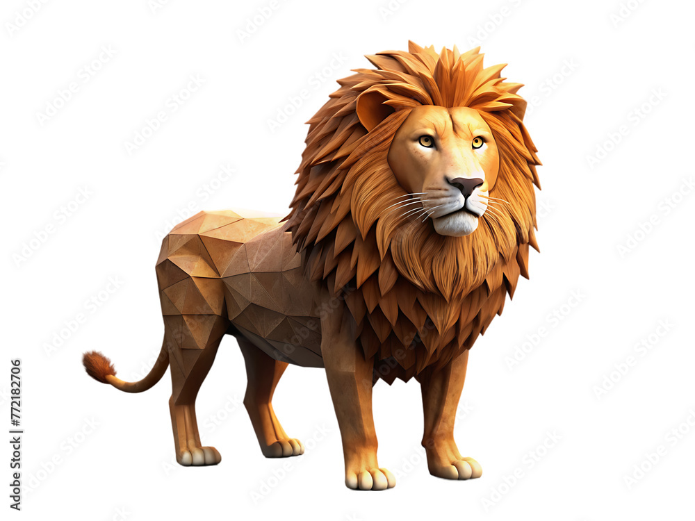 3d cute lion 3d cute lion