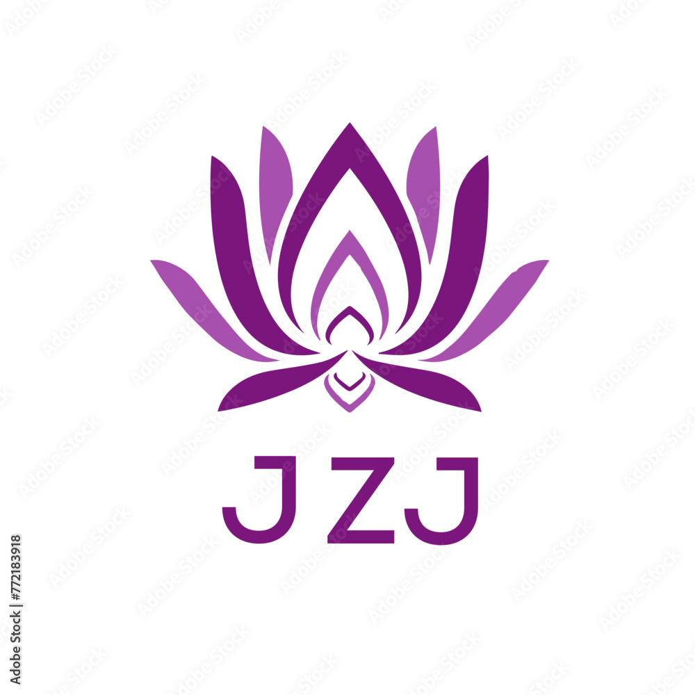 JZJ  logo design template vector. JZJ Business abstract connection vector logo. JZJ icon circle logotype.
