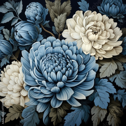 floral colorful luxury pattern