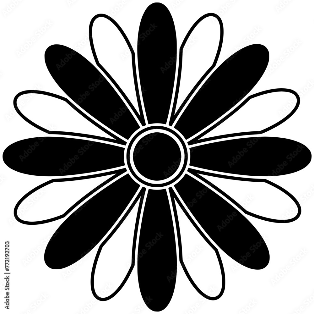 daisy illustration floral silhouette flower logo spring icon bouquet outline blossom nature summer plant sun bloom leaf chamomile garden shape flora petal decoration for vector graphic background daisy illustration floral silhouette flower logo spring icon bouquet outline blossom nature summer plant sun bloom leaf chamomile garden shape flora petal decoration for vector graphic background