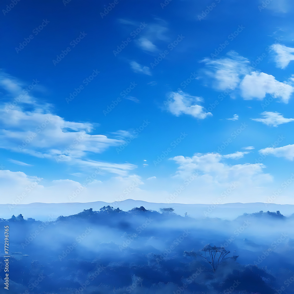 Obraz premium blue sky and clouds