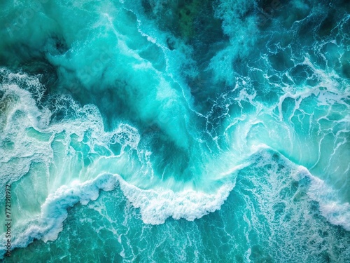 blue water background generative ai