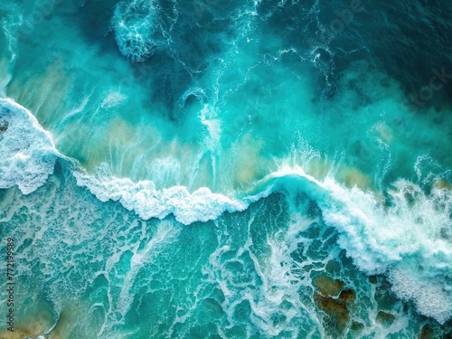 blue water background generative ai