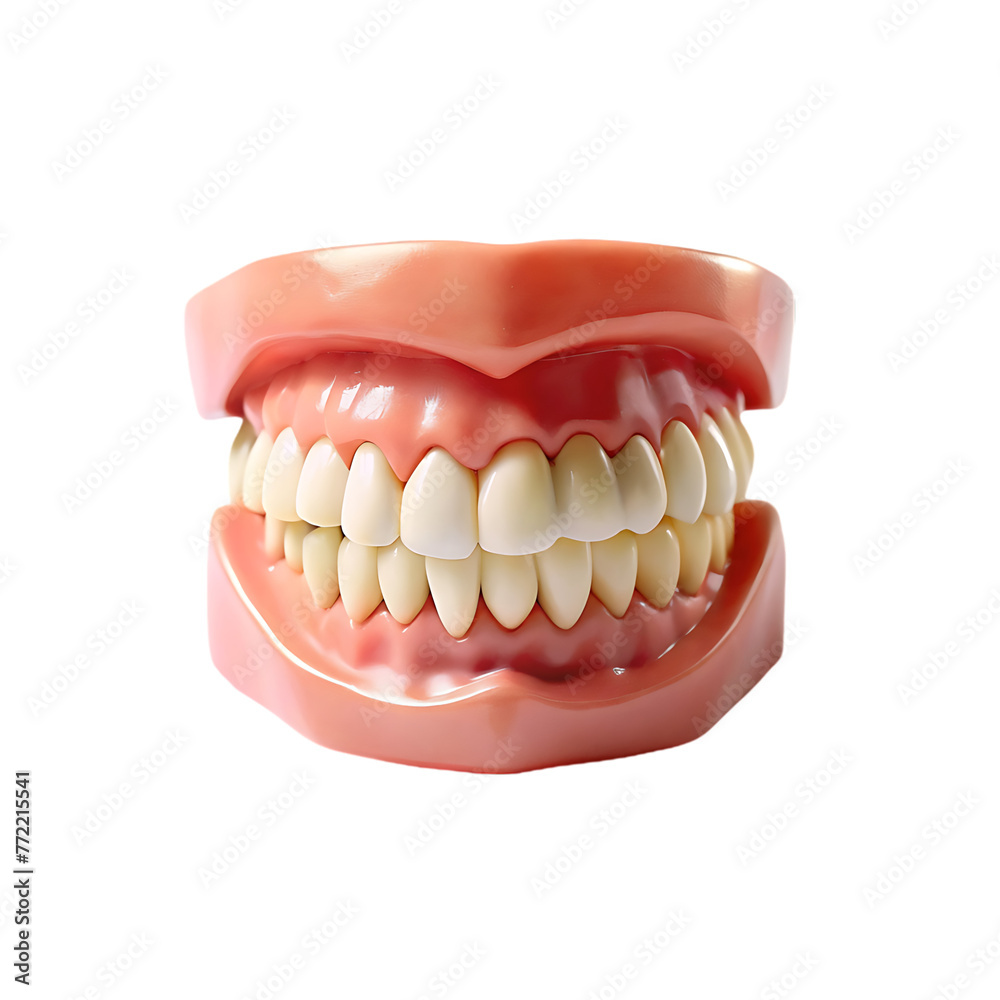 Obraz premium typodont tooth retainer 3d modeling