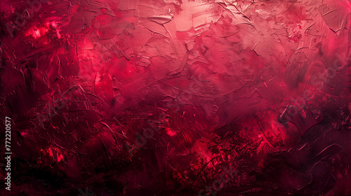 textured red abstract background with brush strokes