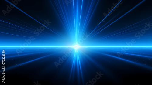 Wallpaper Mural Abstract blue glowing background with light beams background Torontodigital.ca