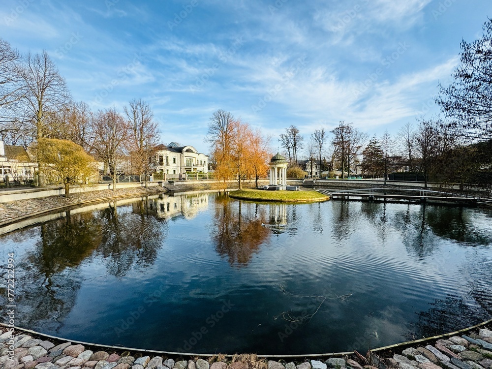 Fototapeta premium river in the park