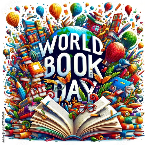 World Book Day  International Literacy Day. Generative Ai