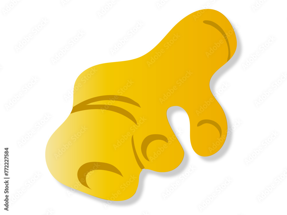 Obraz premium 生姜のイラスト