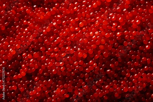 Robust Red caviar. Orange food dish. Generate Ai