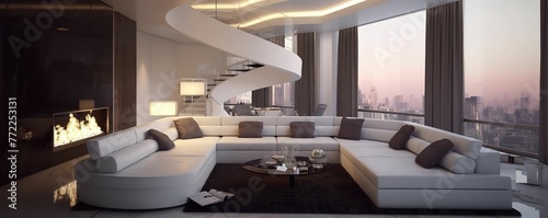luxurious living room decoration © ranjan