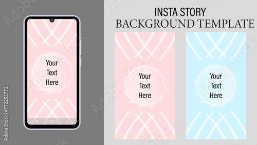 Insta story background template