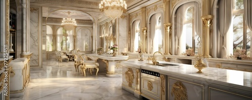 luxurious kitchen room decoration © ranjan
