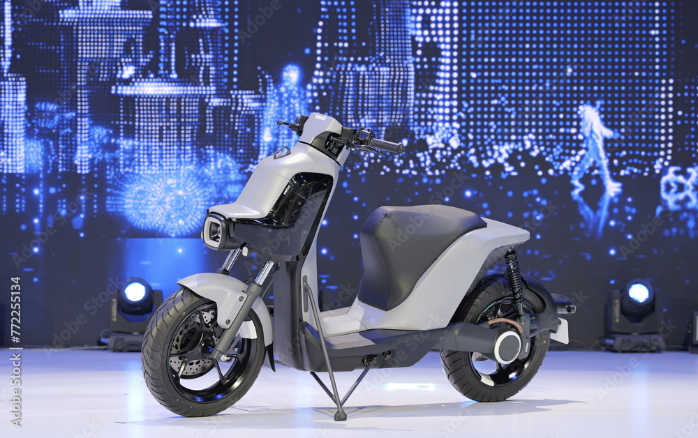 Photo inspiration: Electric Motorcycles Thailand Reference: Yamaha Motor Thailand Displays Their Vision Of An Electric Scooter