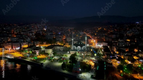 Akcakoca Town coastal view in Duzce Province photo