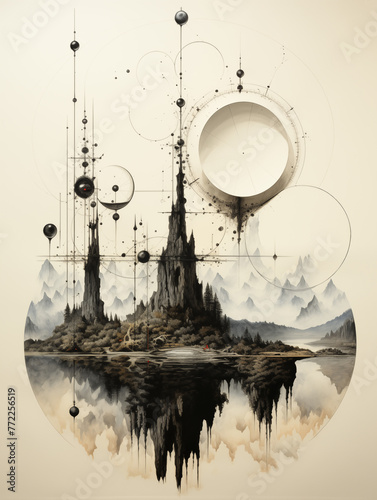 background with city