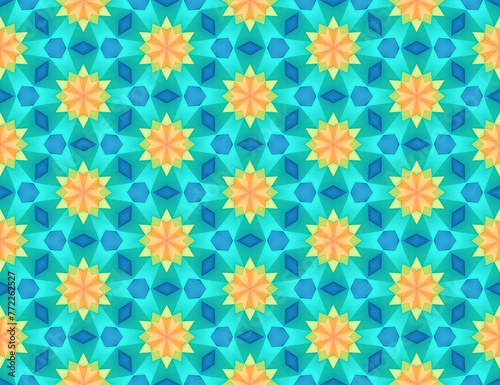Wallpaper Mural Colorful Abstract modern geometric floral patterns 36 Torontodigital.ca
