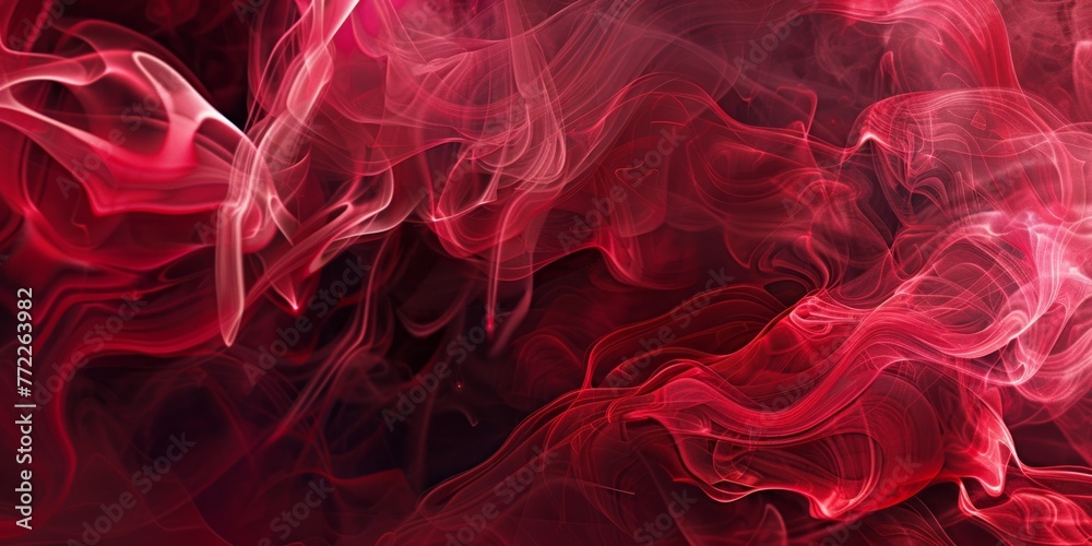 Inferno's Embrace: A captivating painting with a fiery red background, where swirling smoke and dancing flames create a mesmerizing display of passion and intensity Inferno's Embrace: A captivating painting with a fiery red background, where swirling smoke and dancing flames create a mesmerizing display of passion and intensity