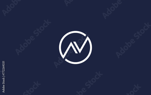 letter av or va logo icon design vector design template inspiration