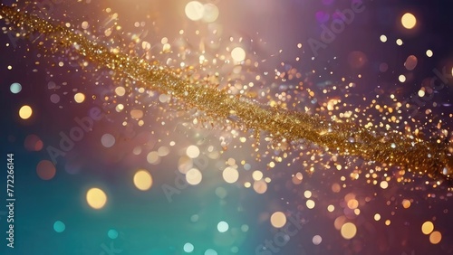 colorful glitter texture abstract banner background Abstract blur and bokeh effect background