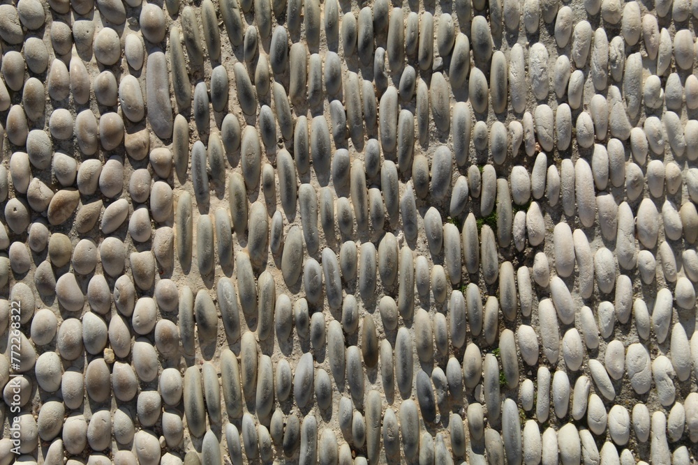 Obraz premium Closeup of an old stone wall
