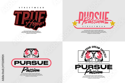 streetwear tshirt design pack download, vector element suitable for printing	