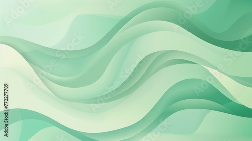 KS Abstract background vector design with green gradient.