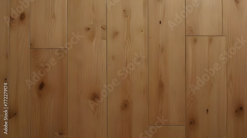 Light wooden floor background Generative AI