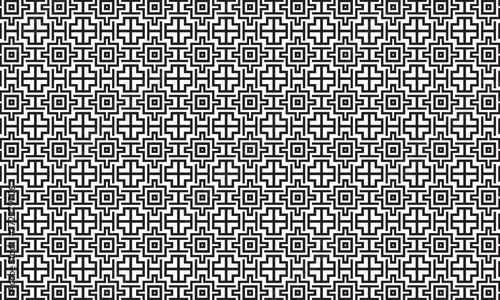 Embrace timeless elegance with this captivating black and white geometric pattern. Perfect for adding sophistication to your designs.