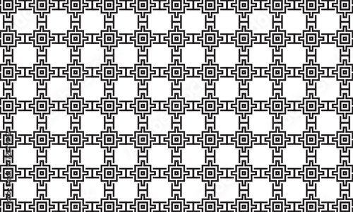 Embrace timeless elegance with this captivating black and white geometric pattern. Perfect for adding sophistication to your designs.