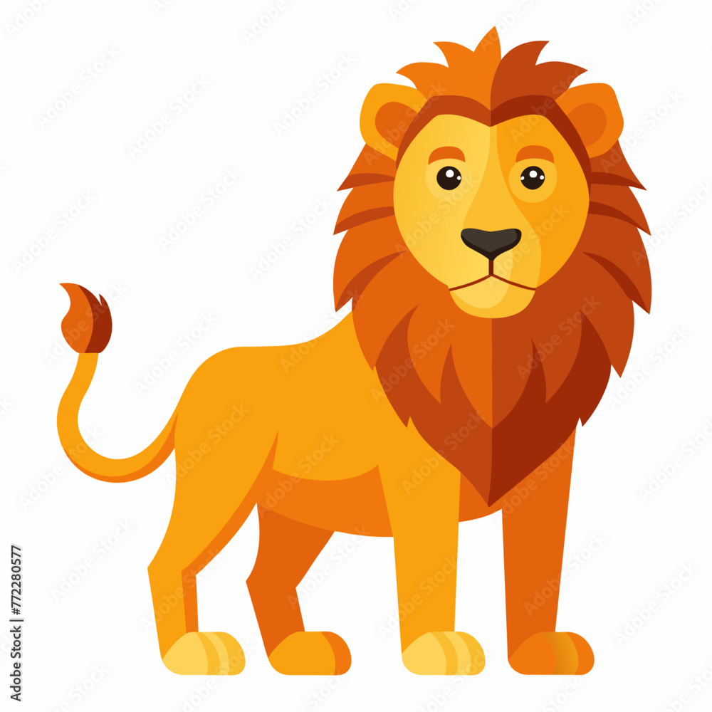 lion cartoon isolated lion cartoon isolated