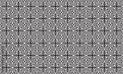 Embrace timeless elegance with this captivating black and white geometric pattern. Perfect for adding sophistication to your designs.