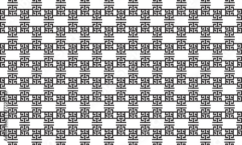 Embrace timeless elegance with this captivating black and white geometric pattern. Perfect for adding sophistication to your designs.
