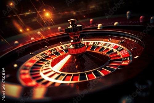 Tantalizing Roulette casino. Win gold lucky. Generate Ai