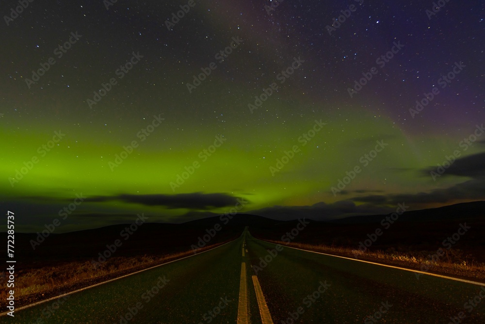 Aurora Borealis In Northern Norway