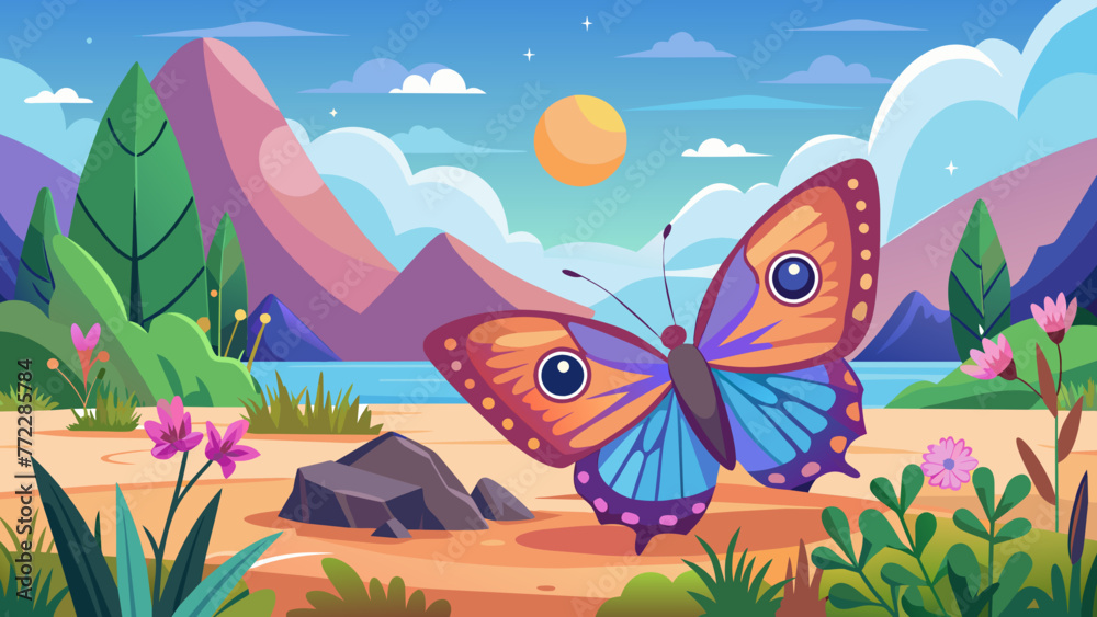 Butterfly are flying and svg file