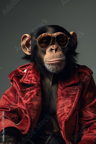 Monkey fashion model © PixelParlour