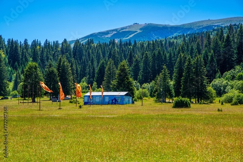 Olympic Mountains Bjelasnica and Igman in Bosnia and Herzegovina. photo