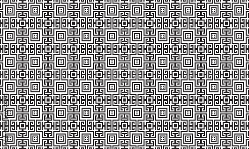 Embrace timeless elegance with this captivating black and white geometric pattern. Perfect for adding sophistication to your designs.
