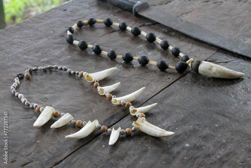Artefatos da Tribo Indígena Tikuna - Ticuna, Amazonas - Brasil